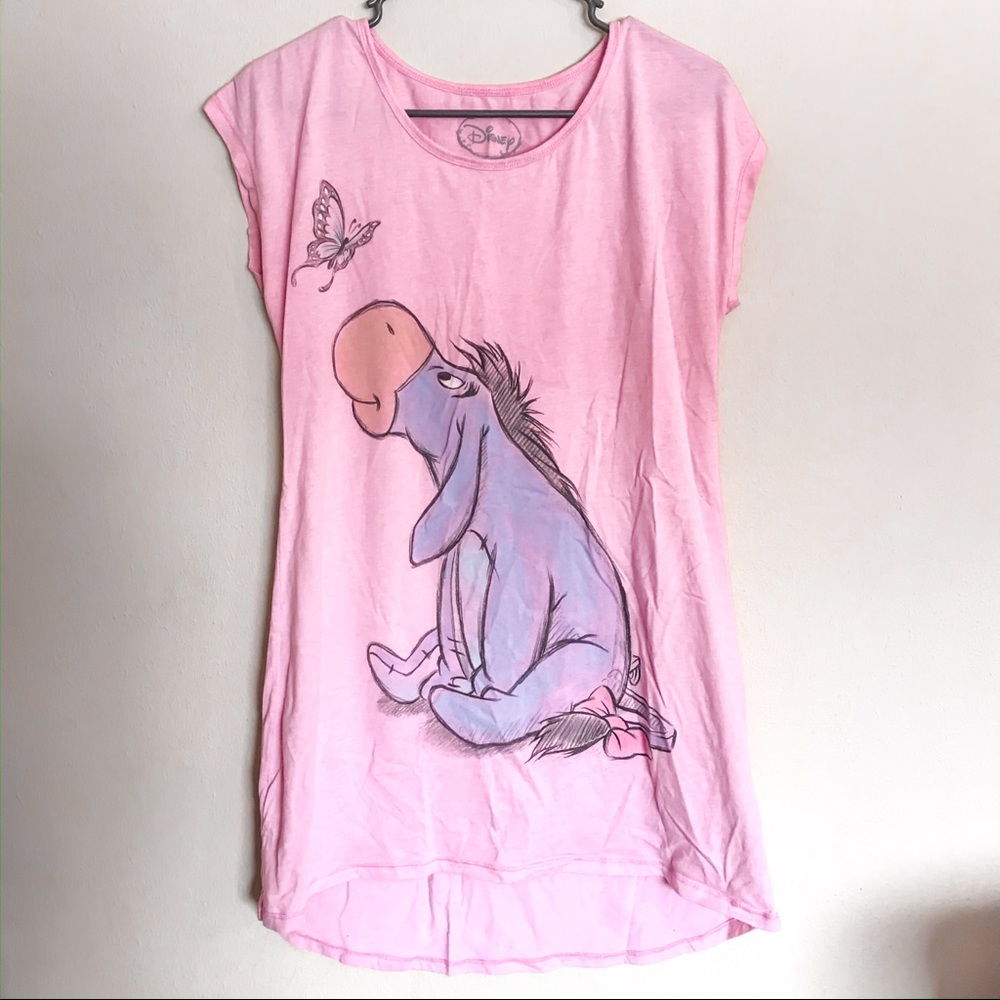 Baby pink Winnie The Pooh (Eeyore) night gown